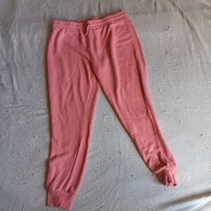 Pink sweat pants